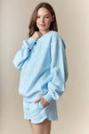Baby Blue Bow Sweatshirt