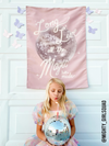 TS Long Live / Never Grow Up Reversible Banner | Fabric Wall: Small 17x13"