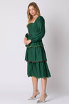 Cotton Poplin Hunter Green Dress