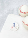 Baseball Stud Earrings