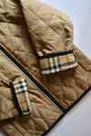Tucker Jacket Quilted Brown with Plaid Lining
