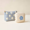 Teddy Pouch-Flower Blue