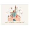 Happy Place (Magic Castle) Banner - 36x26"