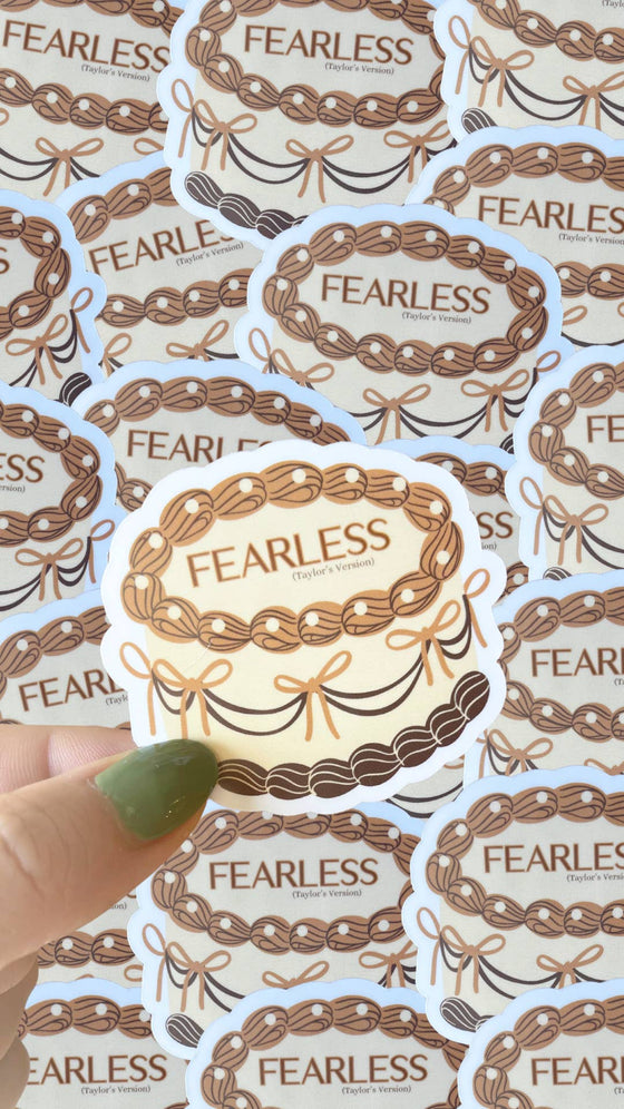 FEARLESS Cake Album Sticker