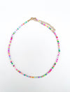 Rainbow Sprinkles - Seed Bead Necklace
