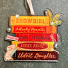 Showgirl Book Ornament
