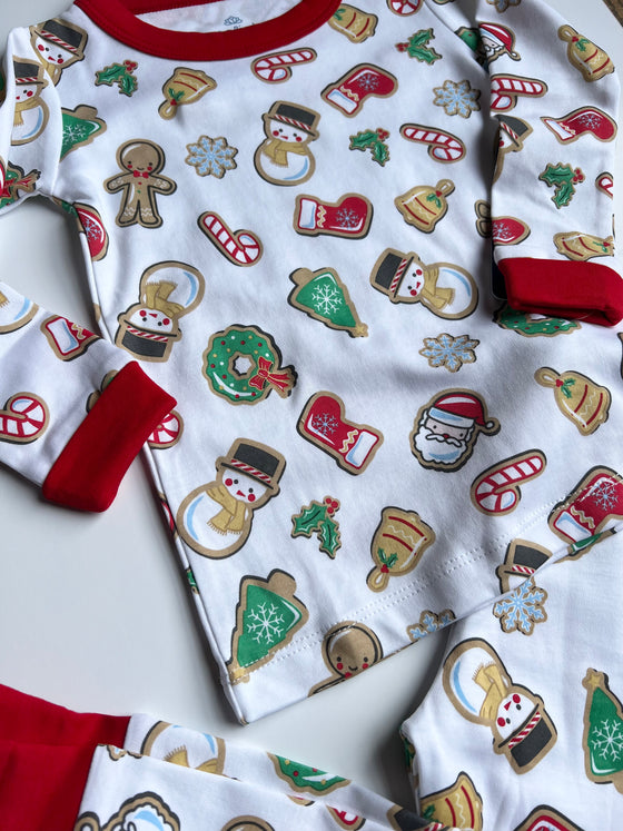 Holly Jolly Cookies Long Pajamas