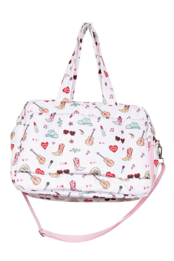 Music Girl Icons Duffel Weekender