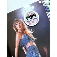  1989 disco Taylor Swift inspired magnetic bookmark