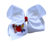  School Rules Embroidered Bow