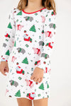 L/S Penny’s Play Dress: I want a Hippopotamus for Christmas