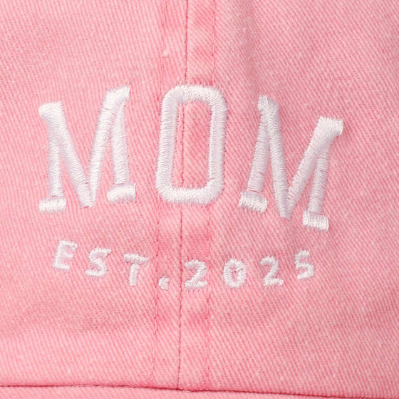 MOM EST.2025 Baseball Cap