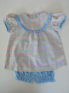 Fall Plaid Bloomer Set