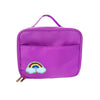 Nylon Lunch Bag Box: Purple