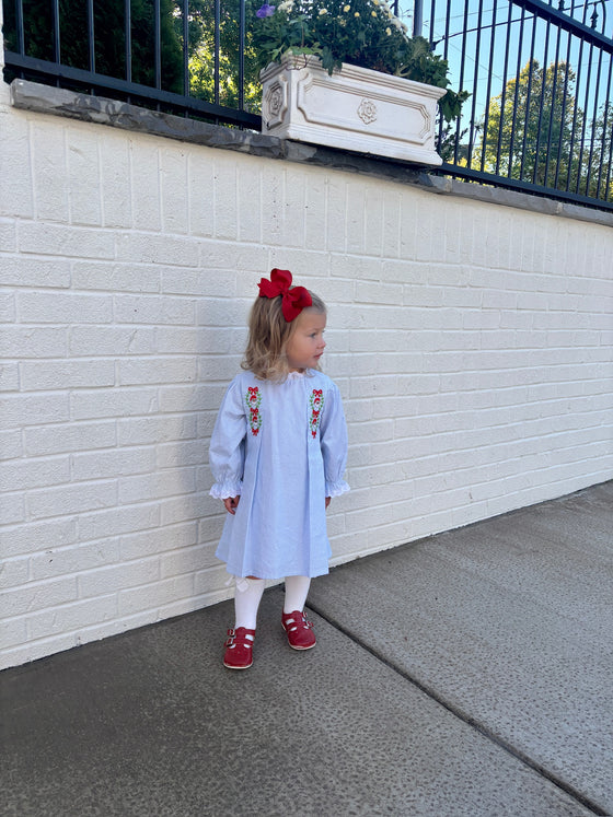 Embroidered Santa Dress