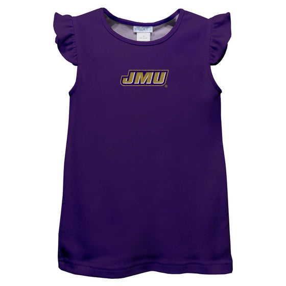 JMU Dukes Embroidered Angel Sleeve Shirt