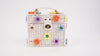 Wicker Bucket Daisy Flower Purse: White