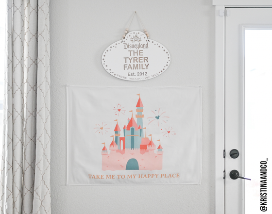 Happy Place (Magic Castle) Banner - 36x26"