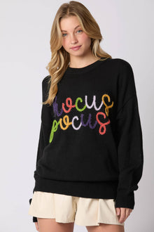  'Hocus Pocus' Embroidered  Sweater