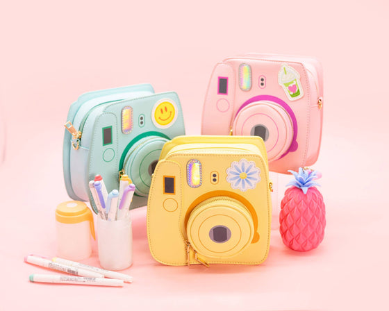 Oh Snap Instant Camera Handbag 💮 - Minty Blue
