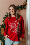Leave The Christmas Lights Up Sweatshirt