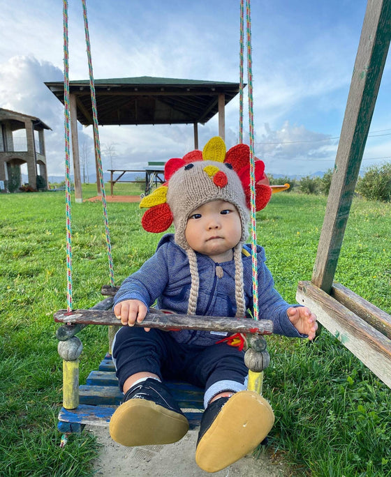 Turkey Earflap Beanie Hat