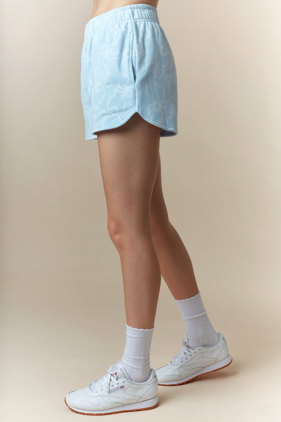 Baby Blue Bow Shorts