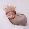 Newborn Baby Buck Beanie Hat