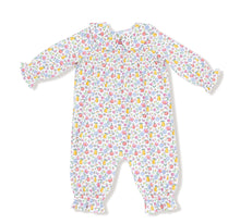  Fall Fruit Floral:
Smocked Long Sleeve Romper