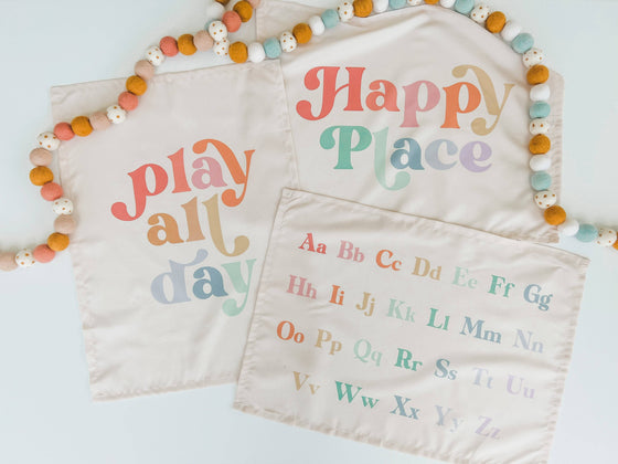 Play All Day Banner: Original: 26x36"