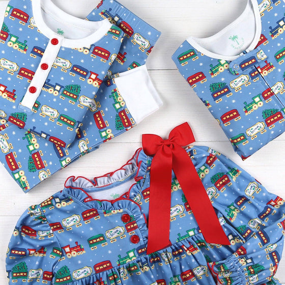 Polar Train Onesie Pajama