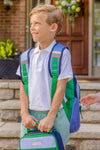 Don’t forget your backpack: Beale Street Blue, Barbados Blue, Navy & Kelly Green