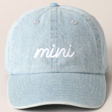  Mini Match Cap: LIGHT DENIM