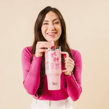  40 oz Flip Straw Tumbler-Blushing Bows