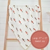 What's Cracking Christmas Baby Muslin Cotton Blanket