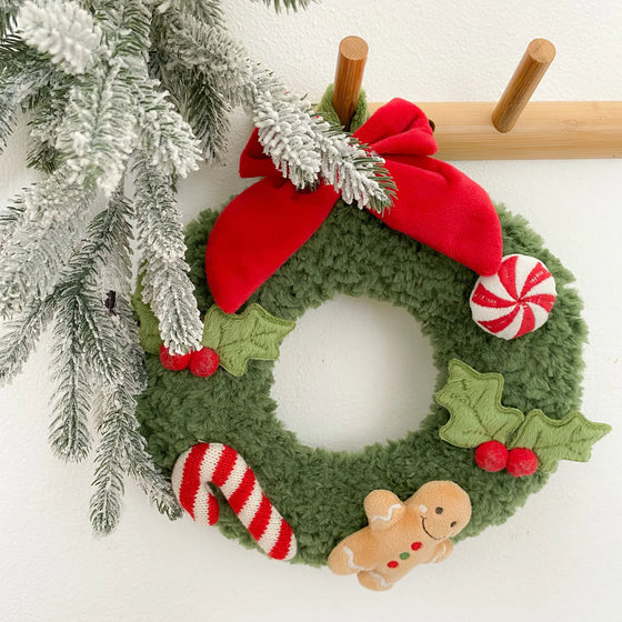 Festive Wreath: Green