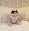 Jennifer Linen Jumper + Bow: Oat| Natural Linen
