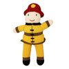 Frank the Fireman Knit Doll: 7"