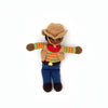 Mini Plush Cowboy Rattle