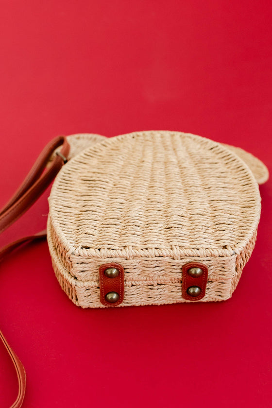 Rattan Mouse Purse