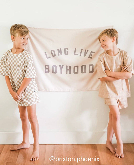 Long Live Boyhood Banner: Mini: 13x17"