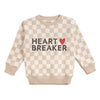 Heartbreaker Checkered Valentine's Day Sweatshirt