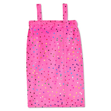  Bright Pink Foil Heart Spa Wrap