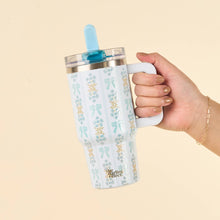  20 oz Flip Straw Tumbler-Oh So Fancy Blue