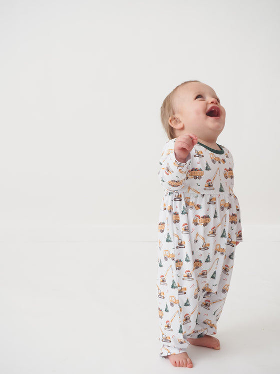 Christmas Construction Parker Playsuit