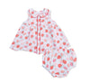 Strawberry Bliss: Jill Dress w. bloomer