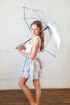 English Garden Patchwork Ribbon Dress Romper