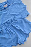 Scallop Dolman Top