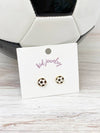 Soccer Clip On Earrings