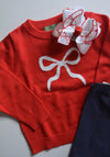Top it with a Ribbon Sweater